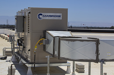 Rooftop Evaporative Cooling Unit Install - Cambridge Air Solutions®